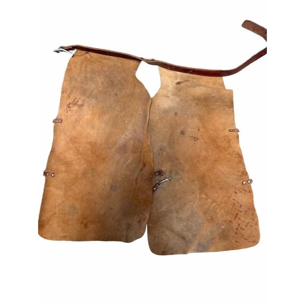 Vintage Leather Farrier Shoeing Chaps Apron